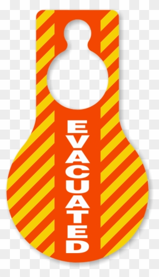 Popular Images - Evacuated Door Hangers Clipart