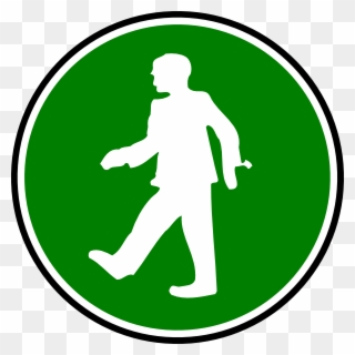 Walking Icon - Symbol Personal Protective Equipments Clipart