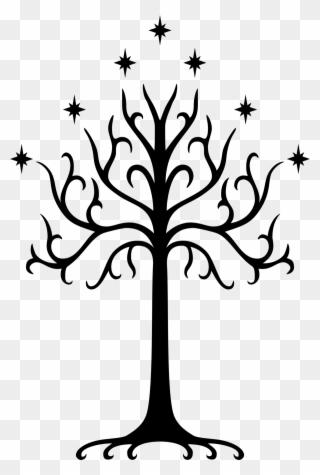 Ring Clipart Symbol - Lord Of The Rings Tree - Png Download