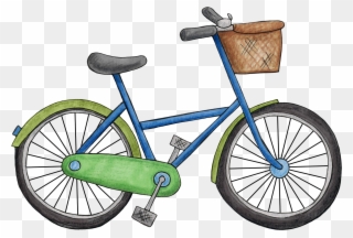 Clip Art Library Download Bike Clipart - Transparent Background Bicycle Clipart - Png Download