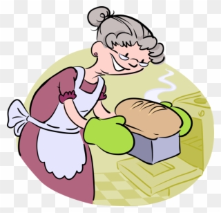 Baker Clipart Baking Bread - Baking Bread Clip Art - Png Download