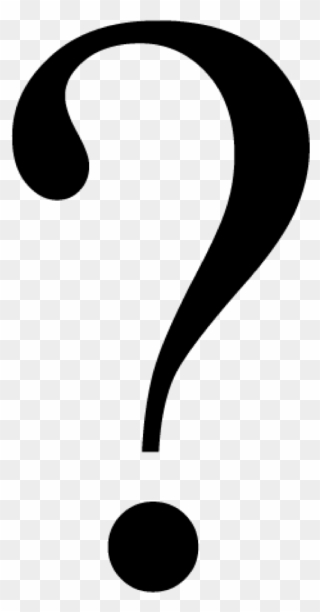 Graphic Freeuse Black And White Question Mark Clipart - Black Question Mark - Png Download