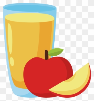 Apple And Banana Clipart 8 Clip Art Of Juice - Apples Juice Pie Images Clipart - Png Download