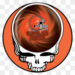 Cleveland Browns Skull Logo Iron On Stickers Heat Clipart