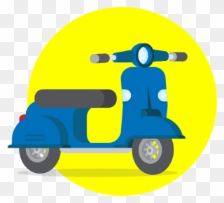Scooter Vector Two Wheeler Clipart
