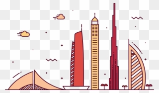 Burj Al Arab Png Painting Clipart