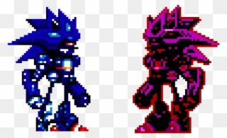Mecha Sonic Vs Dark Mecha Sonic, Good Vs Evil Let Me Clipart