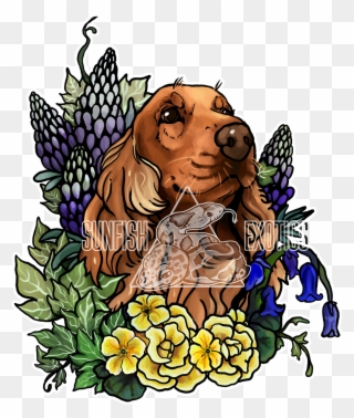 A Commission For A Client Of Their English Cocker Spaniel Clipart