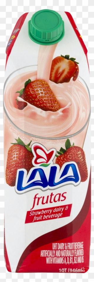 Lala Frutas Strawberry Fruit Drink, 2% Dairy Milk, Clipart