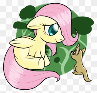 Fluttershy Applejack Pony Horse Green Plant Vertebrate Clipart