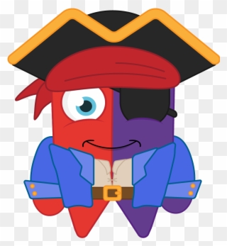 Emile Is Confused On Whether He Wants To Be A Pirate Clipart