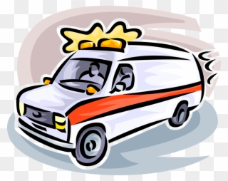 Vector Illustration Of Paramedic Service Emergency Clipart