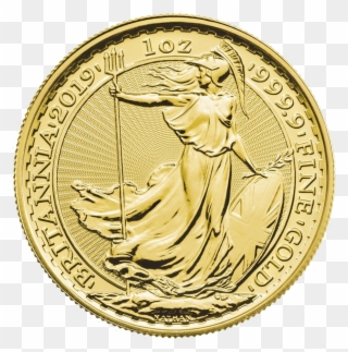 2019 Uk Britannia 1oz Gold Coin Clipart