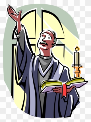 Vector Illustration Of Religious Ceremony Christian Clipart