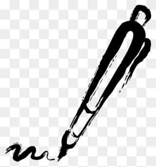 Vector Illustration Of Fountain Pen Writing Instrument Clipart