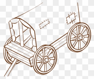 Pioneer Clipart Wood Cart - Png Download