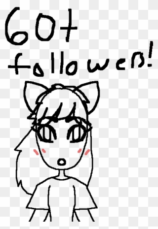 60 Followers Thank You All So Much <3 Clipart