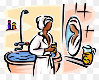 In Bathrobe Dressing Gown Transparent Background Clipart