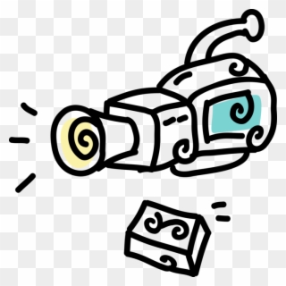 Camcorder Cartoon Transparent Background Clipart (#442562) - PinClipart