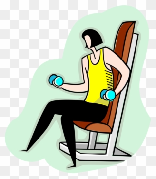 Vector Illustration Of Exercise And Physical Fitness Clipart