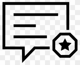 Message Favorite Bubble Conversation Talk Star Comments Clipart