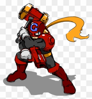 Crimson Smasher Gunhammer Clipart