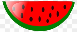 Eye Clipart Watermelon - Watermelon Slice Clip Art - Png Download