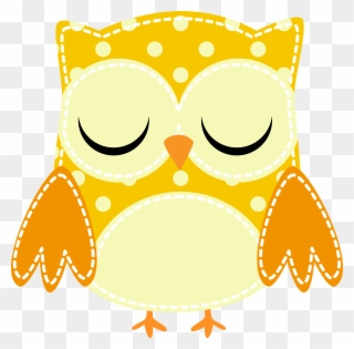 Eyes Closed Clip Art - Owl - Png Download