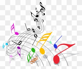 Png Black And White Download Musical Note Theatre Clip - Clipart Colorful Music Note Transparent Png