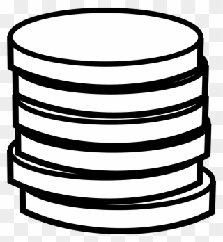Clipart Info - Stack Of Coins Clip Art - Png Download