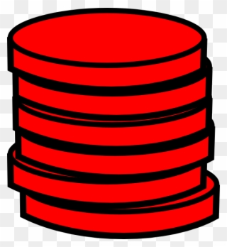 Red Coins Clipart - Png Download