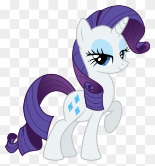 My Little Pony Clipart - Gambar My Little Pony Rarity - Png Download