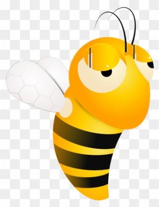 Bee Clip Art Insect - Animation Bee Png Transparent Png