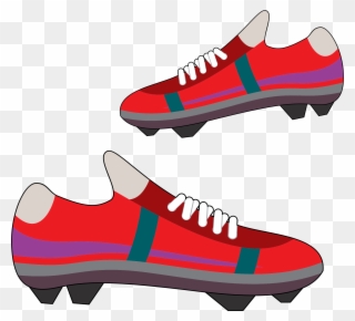 Big Image - Football Shoes Clipart - Png Download
