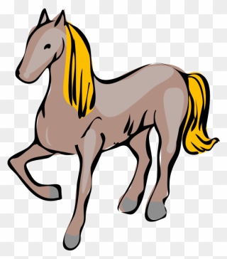 Pony Clipart Animated Horse - Cavallo Clipart - Png Download