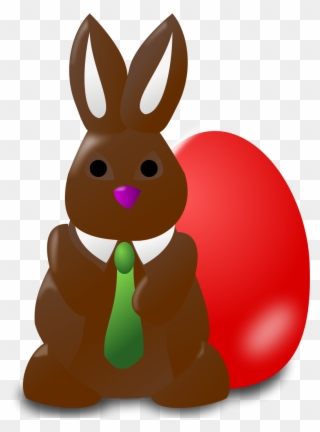Chocolate Rabbit Clip Art - Png Download
