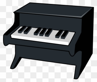 Girl Keyboard Cliparts - Musical Instrument Cartoon Png Transparent Png