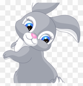 Rabbit Clipart Free Rabbit Clipart Images Cute Bunny - Conejo Dibujo A Color - Png Download
