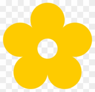 Clip Arts Related To - Clip Art Flower Yellow - Png Download