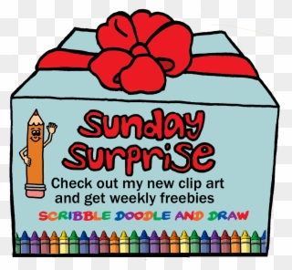 Sunday Surprise New Clip Art And Weekly Freebies For - Clip Art - Png Download