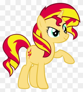 Free Unicorn Cliparts Download - Sunset Shimmer Pony Evil - Png Download