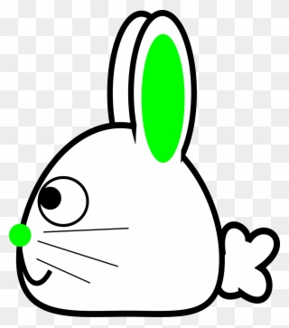 Spring Bunny - วาด หัว กระต่าย Clipart