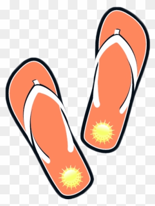 Free To Use Public Domain Sandals Clip Art - Clip Art Flipflops - Png Download