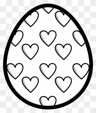 Easter Clipart Contains 34 High Quality 300dpi Png - Easter Egg Black And White Transparent Png