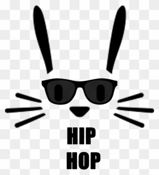 Diy Hip Hop Bunny Shirt - Hip Hop Music Clipart