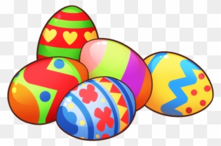 Easter Eggs In Grass Clip Art - Easter Egg - Png Download