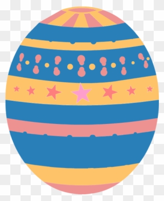 Orange Clipart Easter Eggs - Pink Easter Egg Clipart - Png Download