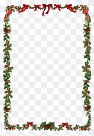 54 Lovely Photos Of Christmas Background Images Clipart - Vintage Christmas Border Clip Art - Png Download