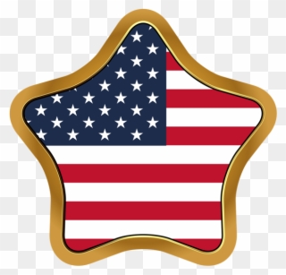 Usa Flag Star Png Clip Art Image - Usa Flag Transparent Png