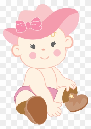 Cowgirl Clip Art - Baby Shower Cowgirl - Png Download